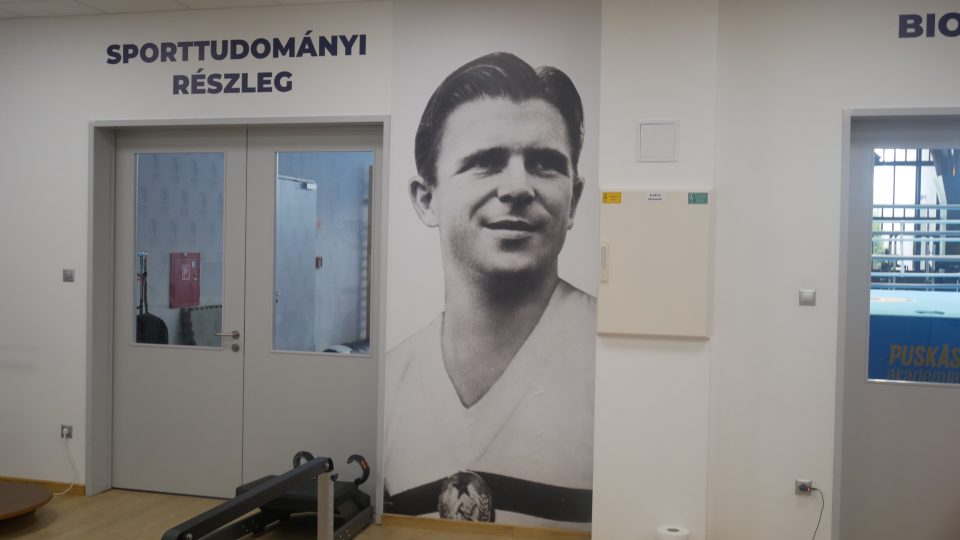Osobnost nejlepšího maďarského fotbalisty Ference Puskáse můžete v obci a na stadionu vnímat na každém kroku