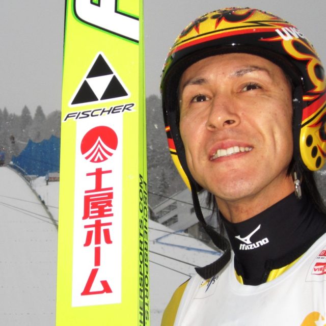 Legenda skoků na lyžích Noriaki Kasai se vždy snažil naplnit japonská očekávání | foto: Tomáš Kohout,  Český rozhlas