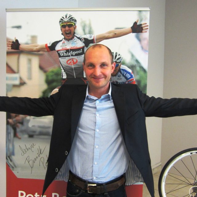 Cyklista Petr Benčík | foto: Tomáš Kohout,  Český rozhlas