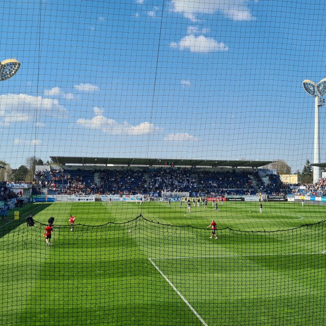 Návštěva stadionu a sektoru pro hostující fanoušky v Uherském Hradišti | foto: Jaroslav Plašil,  Český rozhlas