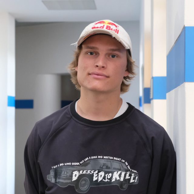 Jakub Hroneš ve studiu Českého rozhlasu Hradec Králové | foto: Milan Baják,  Český rozhlas