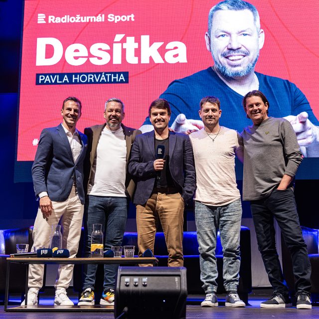 Aktéři živé Desítky Pavla Horvátha z Hradce Králové | foto: Filip Jandourek