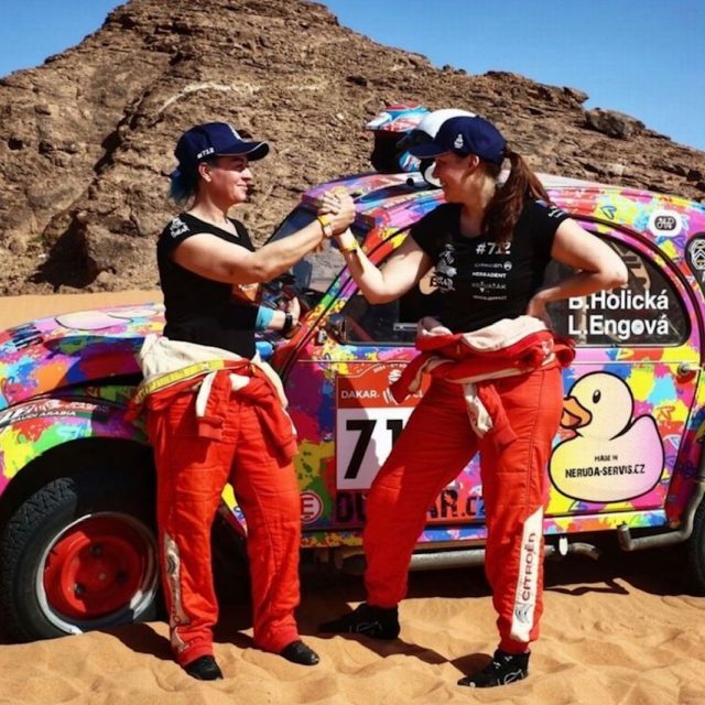 Barbora Holická a Lucie Engová na Dakar Classic 2024 | foto: Zbyněk Honzák- archiv Barbory Holické a Lucie Engové