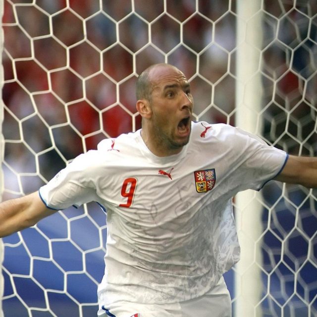 Útočník Jan Koller byl klíčovou postavou české fotbalové reprezentace | foto: Profimedia