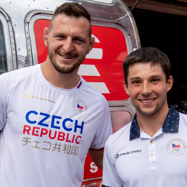Lukáš Krpálek a Jiří Prskavec | foto: Khalil Baalbaki,  Český rozhlas