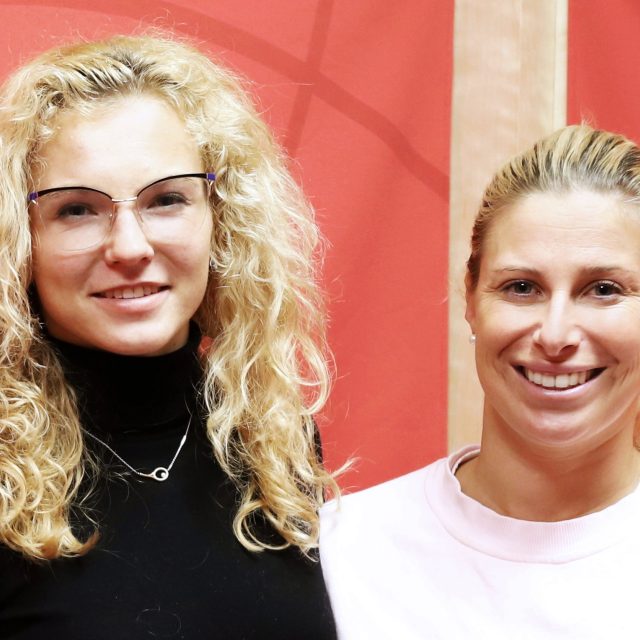 Kateřina Siniaková a Andrea Sestini Hlaváčková | foto: Tereza Kunderová,  Český rozhlas