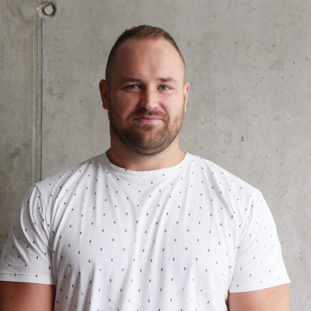 Atlet Tomáš Staněk,  držitel českého rekordu ve vrhu koulí | foto: Anna Duchková,  Český rozhlas