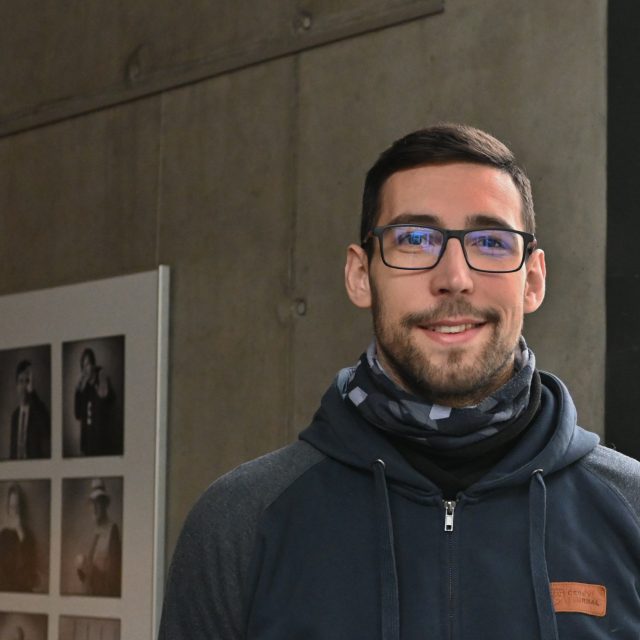Florbalista Lukáš Bauer byl hostem pořadu Na férovku | foto: Agáta Nezbedová,  Český rozhlas