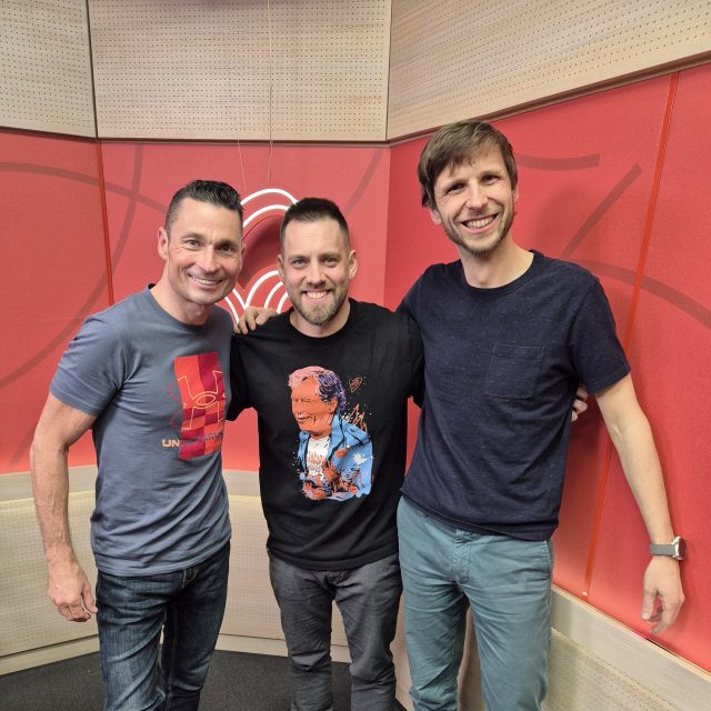 Jiří Ježek,  Matěj Rychlý,  Karel Janů | foto: Radiožurnál Sport