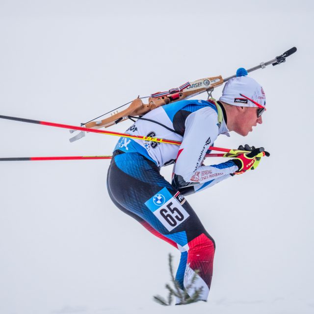 Tomáš Mikyska dovedl českou smíšenou štafetu na světovém šampionátu v Oberhofu do cíle na pátém místě | foto:  (C) Český biatlon Petr Slavík