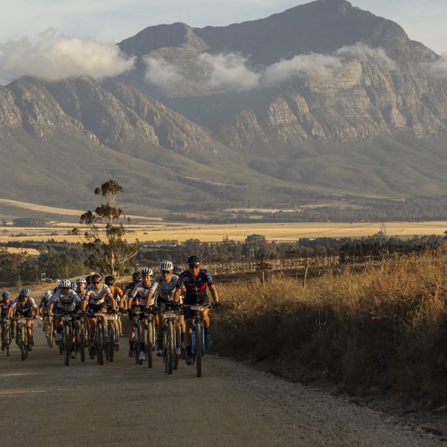 Specifické kulisy prestižního závodu Cape Epic | foto: Kim Ludbrook EPA / Profimedia