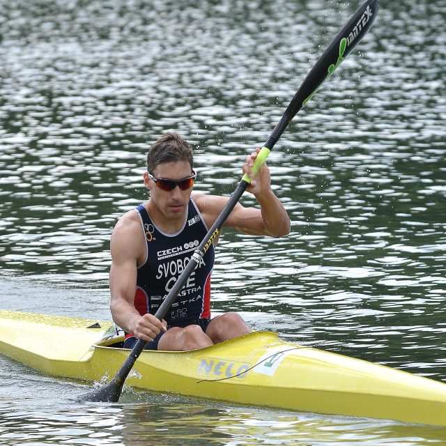 Tomáš Svoboda na Mistrovství Evropy 2018 ve středním kvadriatlonu | foto: ČTK / Švancara Petr