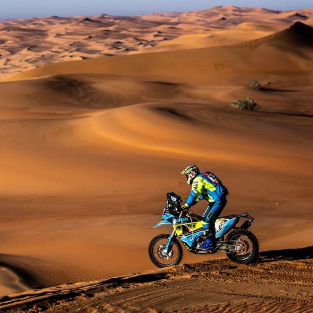 Motokrosař Martin Michek na trati Rallye Dakar | foto: archiv Martina Michka
