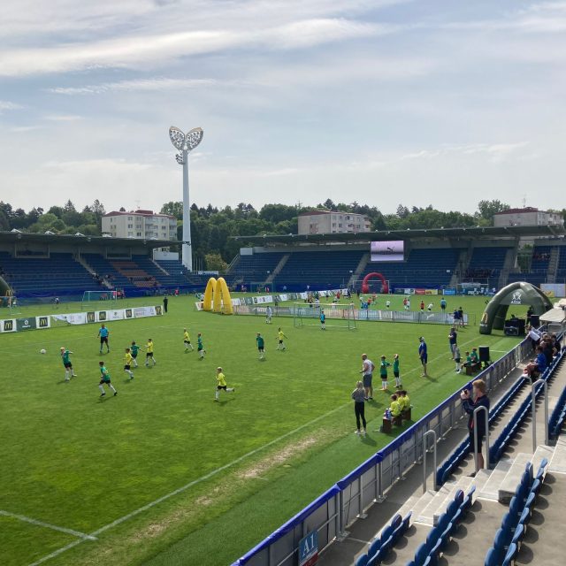 V Uherském Hradišti proběhl svátek fotbalu pro mladé sportovce | foto: Jana Němečková,  Český rozhlas