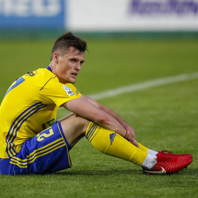 Fotbalista Ondřej Bačo byl jedním z hostů pořadu První dotek Zdeňka Folprechta v roce 2023 | foto: Luděk Ovesný,  MAFRA / Profimedia