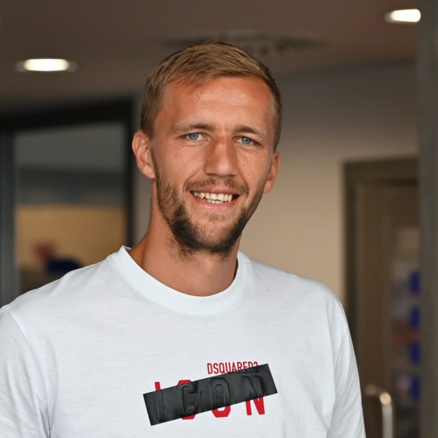 Fotbalista Tomáš Souček | foto: Agáta Nezbedová,  Český rozhlas
