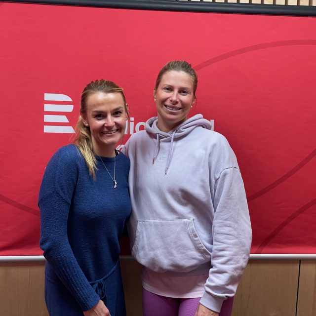 Bývalá lyžařka a předsedkyně komise Českého olympijského výboru Nikol Kučerová v pořadu Na síti | foto: Zuzana Pokorná,  Český rozhlas