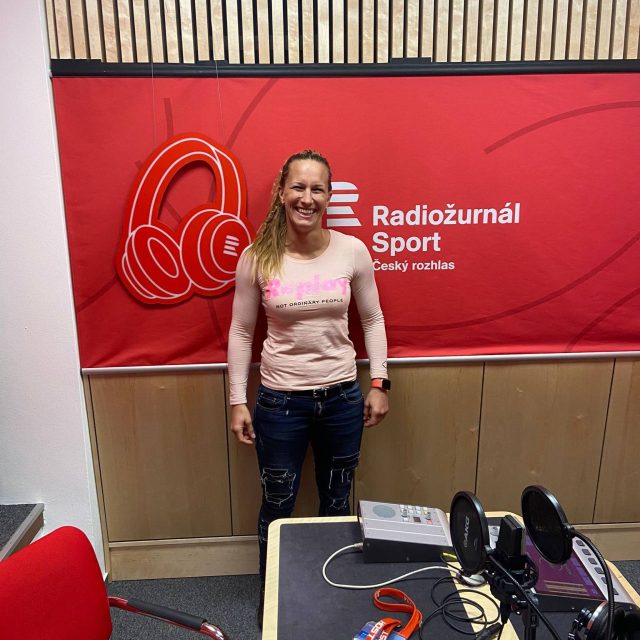 MMA zápasnice Martina Jindrová v talkshow Na place | foto: Český rozhlas