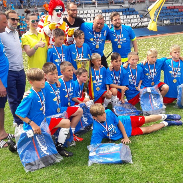 Vítězný tým šumperské ZŠ Sluneční  | foto: Tomáš Minarčík,  Český rozhlas