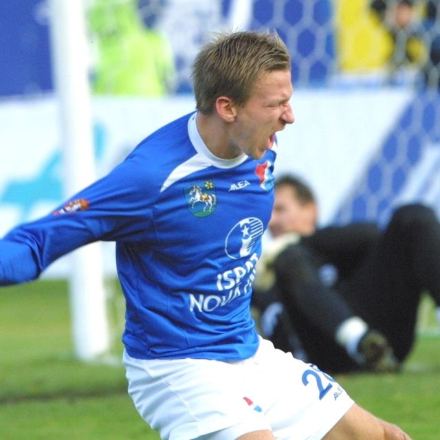 Jednou z ústředních postav mistrovského tažení Baníku v roce 2004 byl střelec Marek Heinz | foto: www.fcb.cz