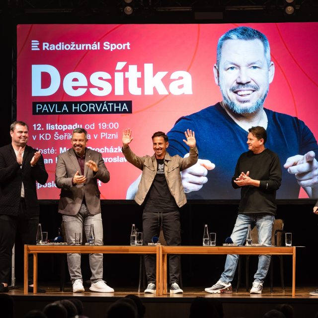 V Plzni se sešli Jaroslav Špaček,  Pavel Horváth,  Milan Petržela a Martin Procházka | foto: Jiří Šeda,  Český rozhlas