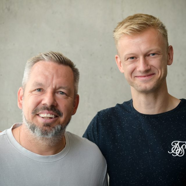 Jaroslav Zelený s Pavlem Horváthem | foto: Kateřina Cibulka,  Český rozhlas Plus