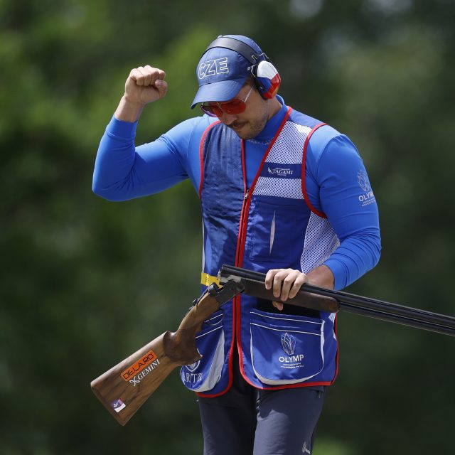 Sportovní střelec Jakub Tomeček | foto: Pavel Lebeda,  ČTK