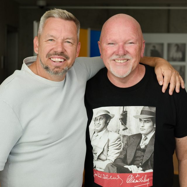 Eduard Poustka a Pavel Horváth | foto: Anna Rychnovská,  Český rozhlas