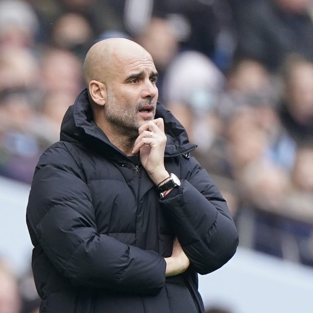 Bude se Pep Guardiola na konci sezony radovat s Manchesterem City ze zisku dalšího titulu? | foto: Profimedia