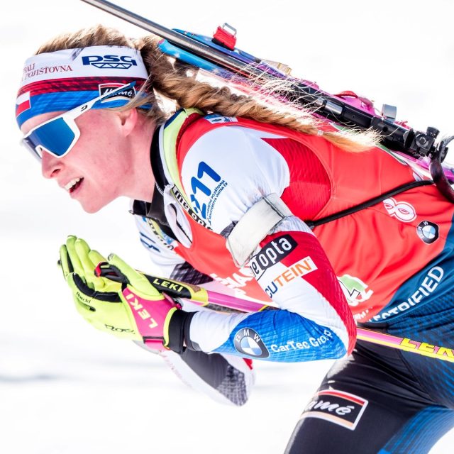 Biatlonistka Markéta Davidová | foto: Petr Slavík,  Český biatlon