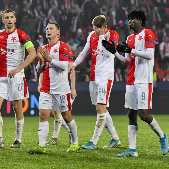Utkání 5. kola skupiny F fotbalové Ligy mistrů: SK Slavia Praha : Inter Milán,  27. listopadu 2019 v Praze | foto: Vít Šimánek / ČTK