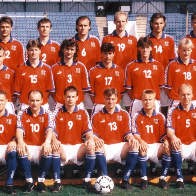 Česká fotbalová reprezentace v roce 1996 | foto: Profimedia