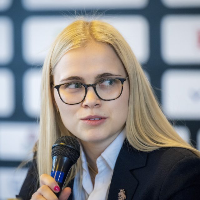 Tereza Sadilová je v čele ženské hokejové reprezentace | foto: Radek Petrášek,  ČTK
