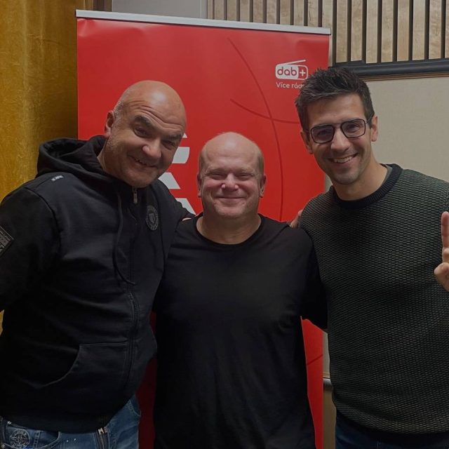 Martin Macík starší a Martin Macík mladší v pořadu Na place | foto: Zuzana Pokorná,  Český rozhlas