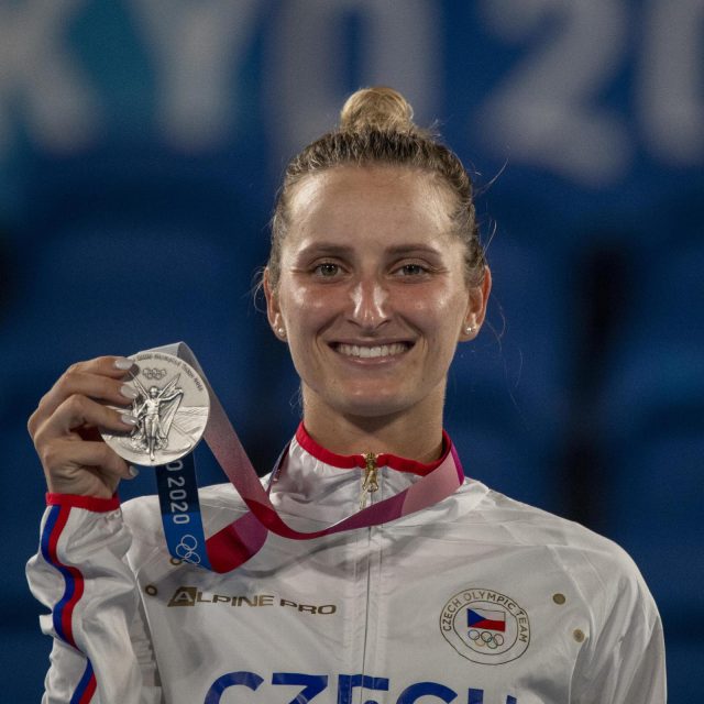 Markéta Vondroušová skončila na hrách v Tokiu na druhém místě | foto: Václav Pancer,  Český olympijský výbor