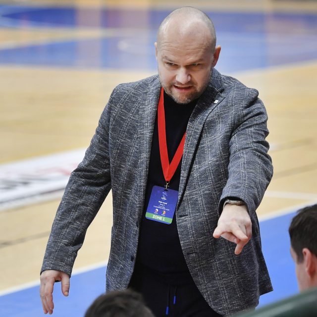 Trenér české futsalové reprezentace Marek Kopecký | foto: Miroslav Chaloupka,  ČTK