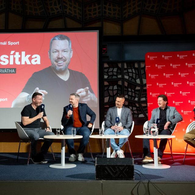 Aktéři Desítky Pavla Horvátha živě ve studiu S1 v Českém rozhlasu | foto: Khalil Baalbaki,  Český rozhlas