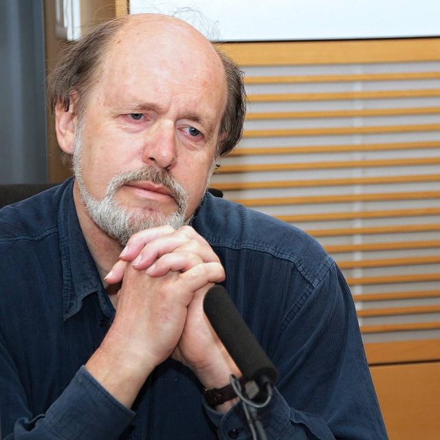 Rozhlasový reportér Aleš Procházka bude uveden do Síně slávy českého hokeje | foto: Alžběta Švarcová,  Český rozhlas