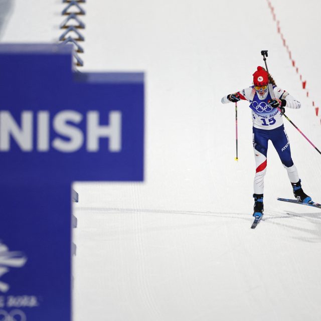 Česká biatlonistka Markéta Davidová | foto: KIM HONG-JI,  Reuters