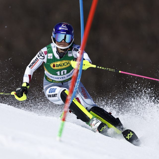 Martina Dubovská ve Flachau bodovala jen jednou. Přesto zde jezdí ráda. Jak se jí zadaří ve Špindlerově Mlýně? | foto: Christian Hartmann,  Reuters