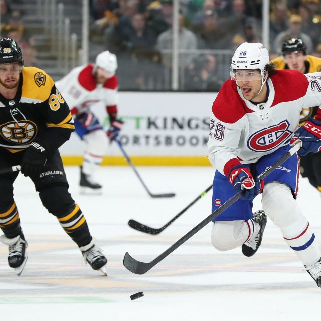 David Pastrňák v letošní sezoně NHL vstřelil už 49 gólů | foto: Paul Rutherford-USA TODAY Sports,  Reuters