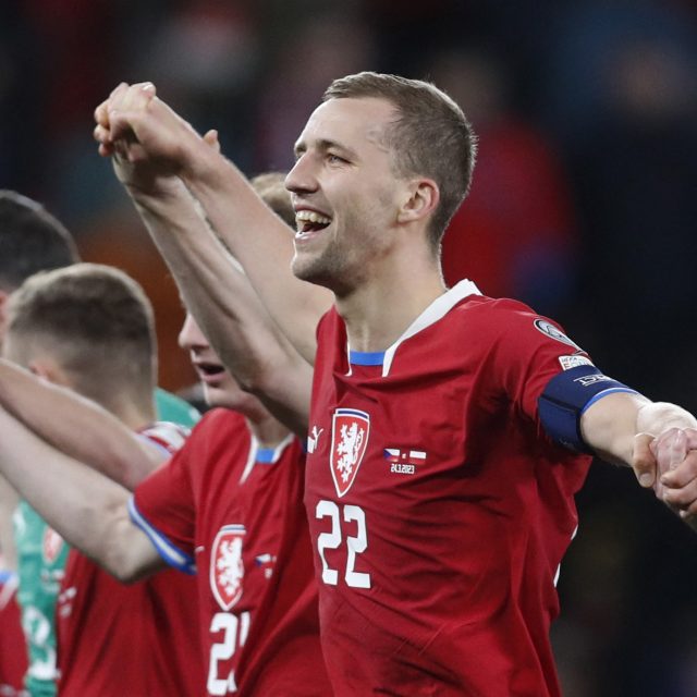 Pozápasová radost Tomáše Součka | foto: David W Cerny,  Reuters
