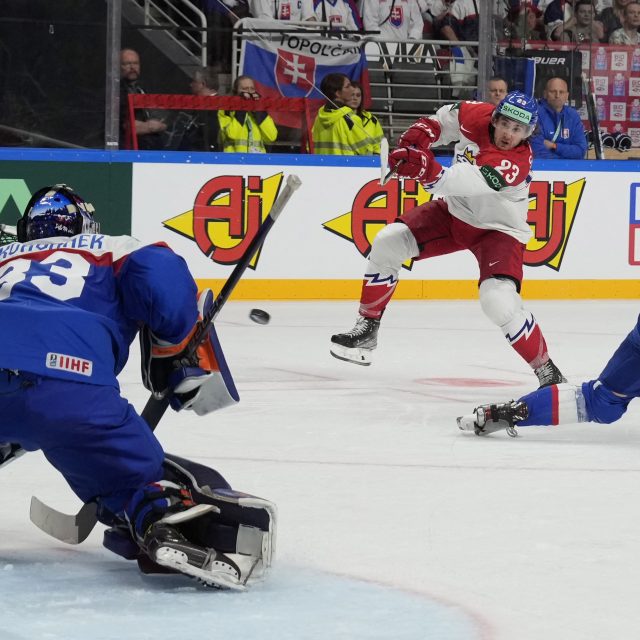 Lukáš Sedlák ani Filip Chytil už na letošním šampionátu žádný další gól nepřidají | foto: Reuters