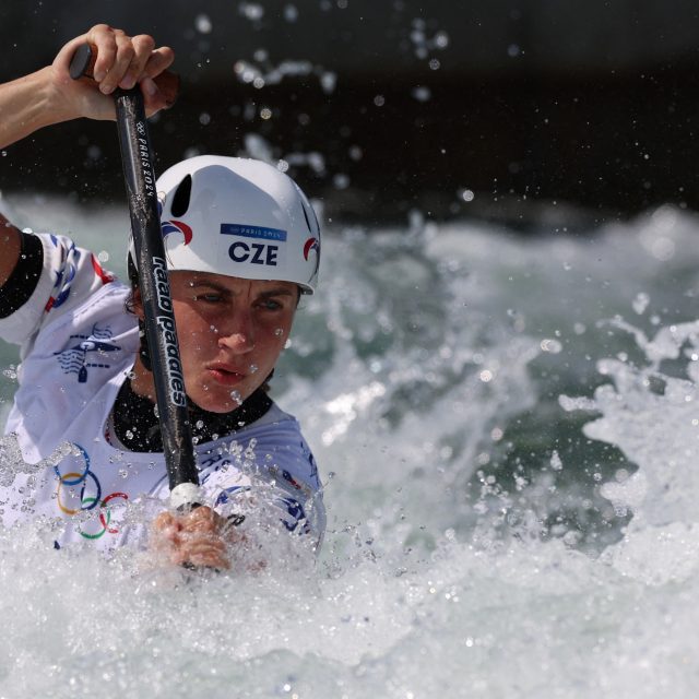 Gabriela Satková v druhé kvalifikační jízdě na olympijských hrách | foto:  Molly Darlington,  Reuters