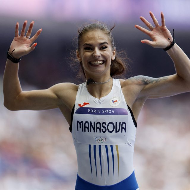 Atletka Karolína Maňasová postoupila do semifinále sprintu na 100 metrů při olympijských hrách v Paříži | foto: Alina Smutko,  Reuters