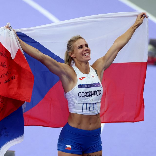 Nikola Ogrodníková získala olympijský bronz | foto: Phil Noble,  Reuters