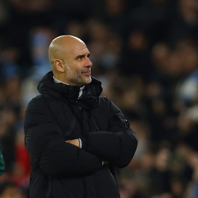 Trenér Manchesteru City Pep Guardiola | foto: Molly Darlington,  Reuters