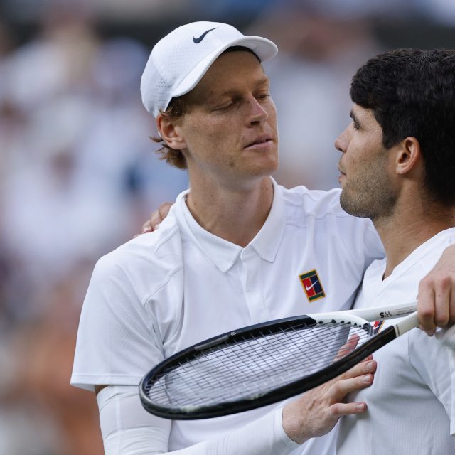 Jannik Sinner a Carlos Alcaraz | foto: Reuters