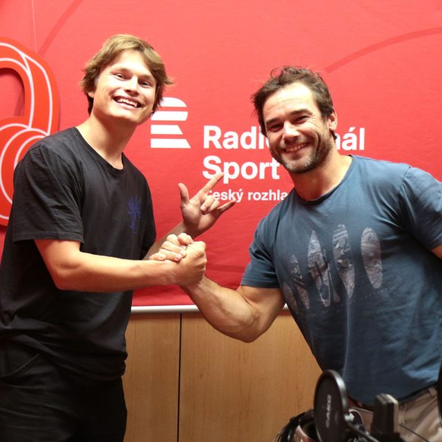 Snowboardista Jakub Hroneš a Vavřinec Hradilek | foto: Český rozhlas