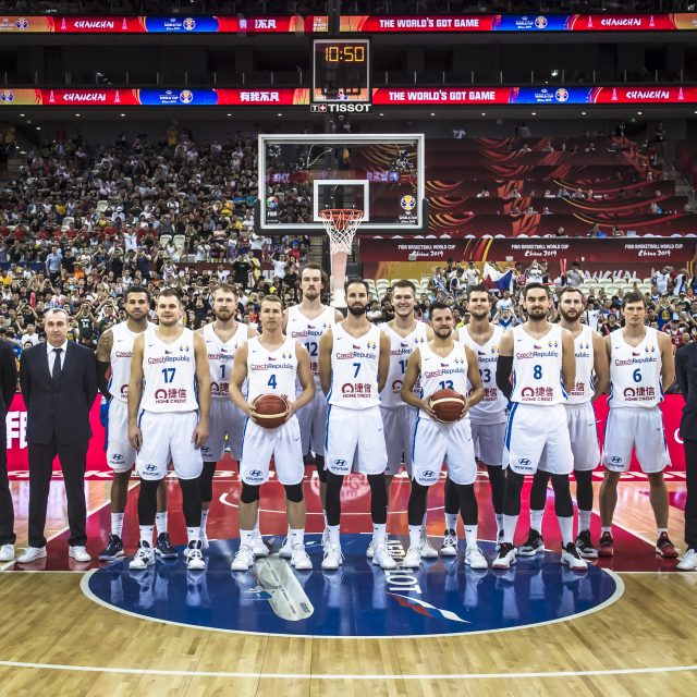 Česká basketbalová reprezentace na mistrovství světa 2019 | foto: Martin Peterka,  ČBF,  Česká basketbalová federace